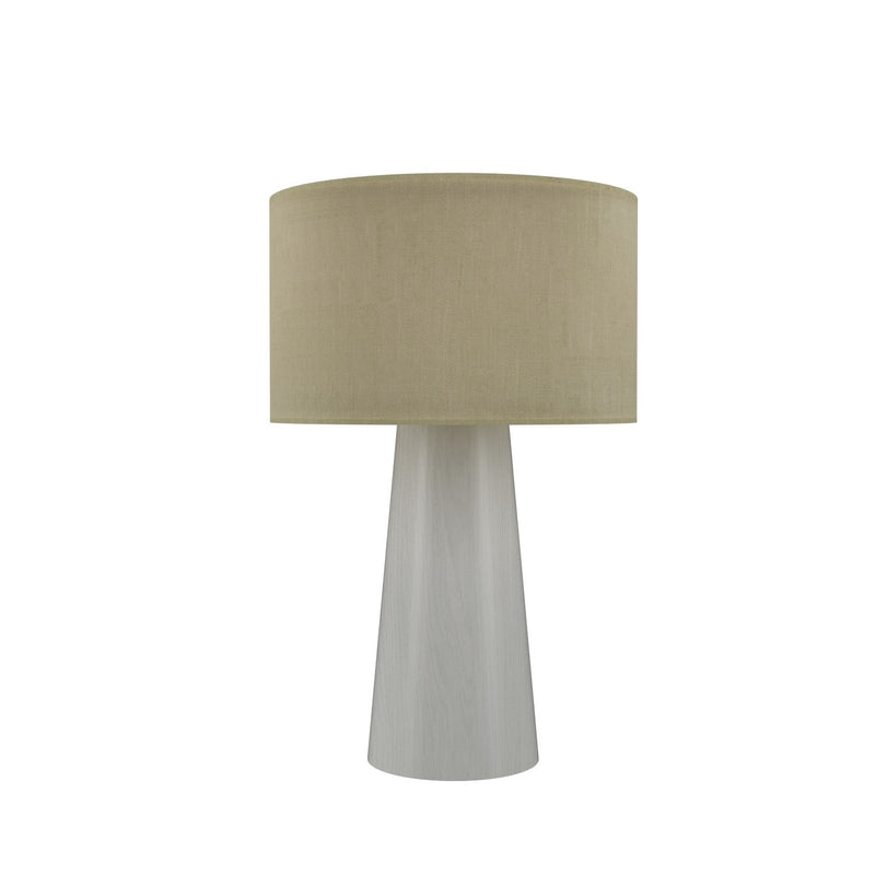 Accord Lighting 7094.47 One Light Table Lamp, Organic White