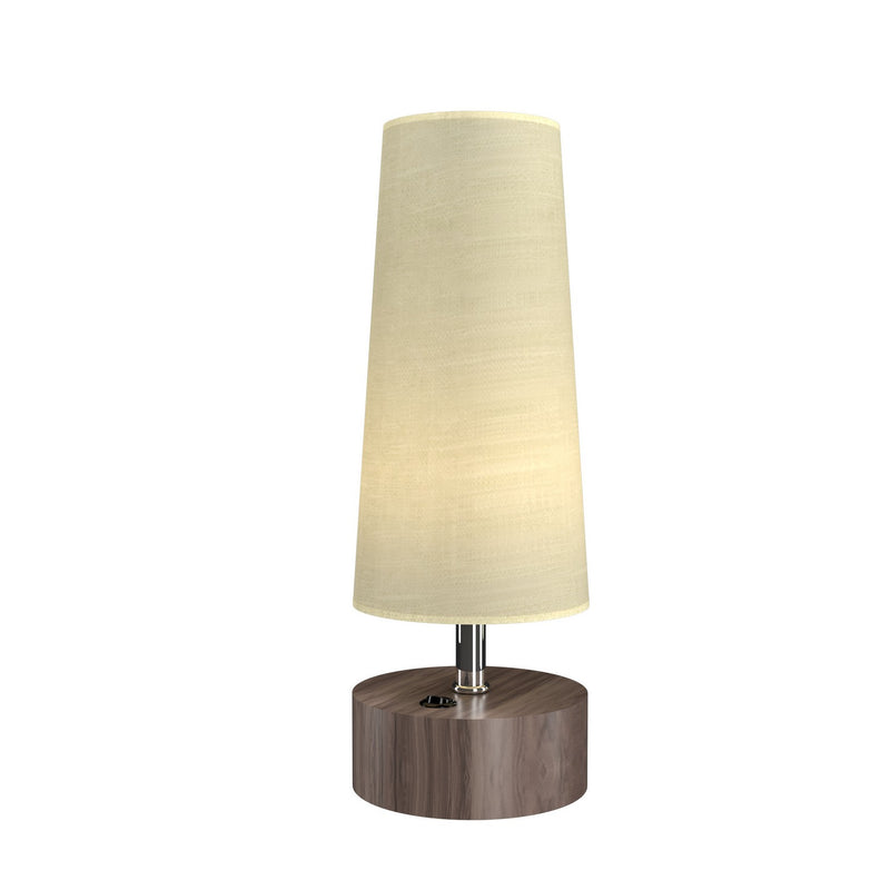 Accord Lighting 7101.18 LED Table Lamp, American Walnut