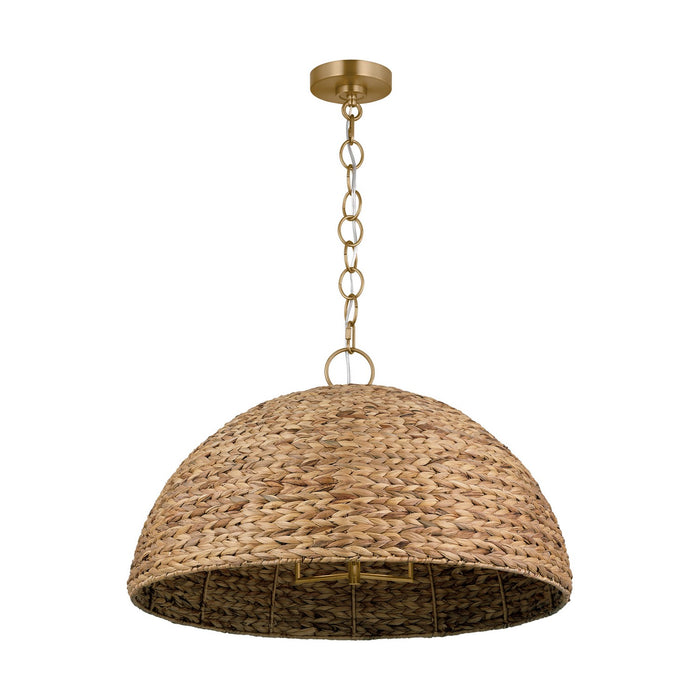 Visual Comfort Studio EP1383BBS Three Light Pendant, Burnished Brass