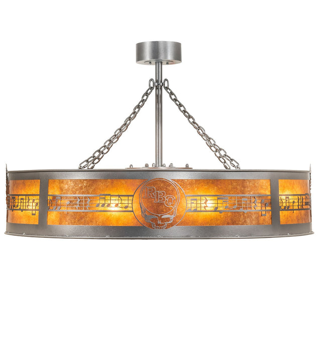 Meyda Tiffany 230404 14 Light Chandel-Air, Natural Iron