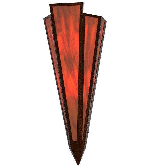 Meyda Tiffany 255791 Two Light Wall Sconce, Sepia Brown