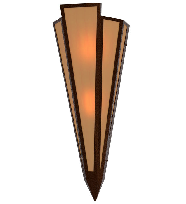 Meyda Tiffany 255793 Two Light Wall Sconce, Sepia Brown