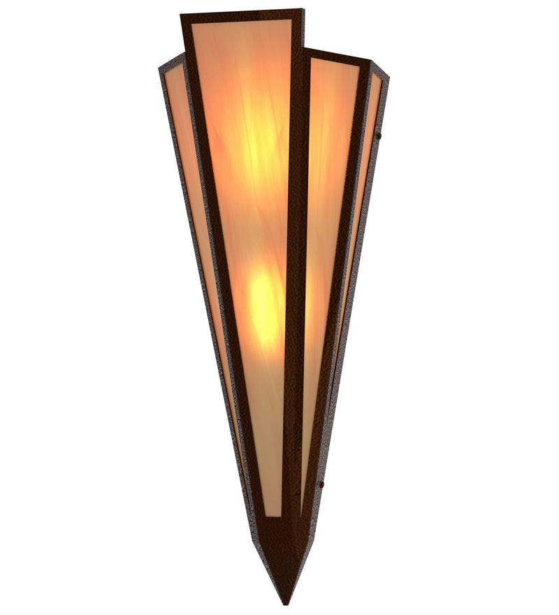 Meyda Tiffany 255794 Two Light Wall Sconce, Sepia Brown