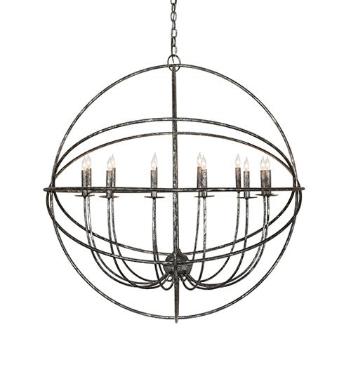 Meyda Tiffany 256204 12 Light Chandelier, Gunmetal