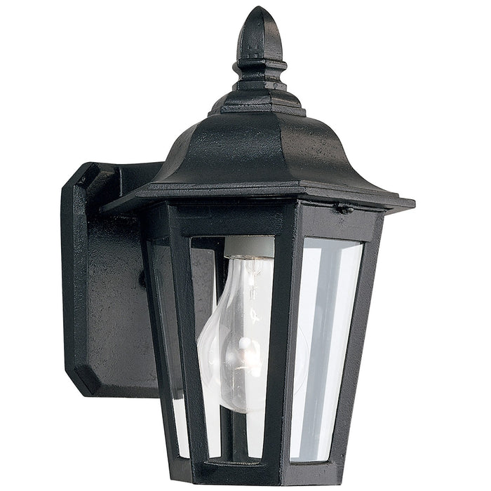 Generation Lighting 8822-12 One Light Outdoor Wall Lantern, Black