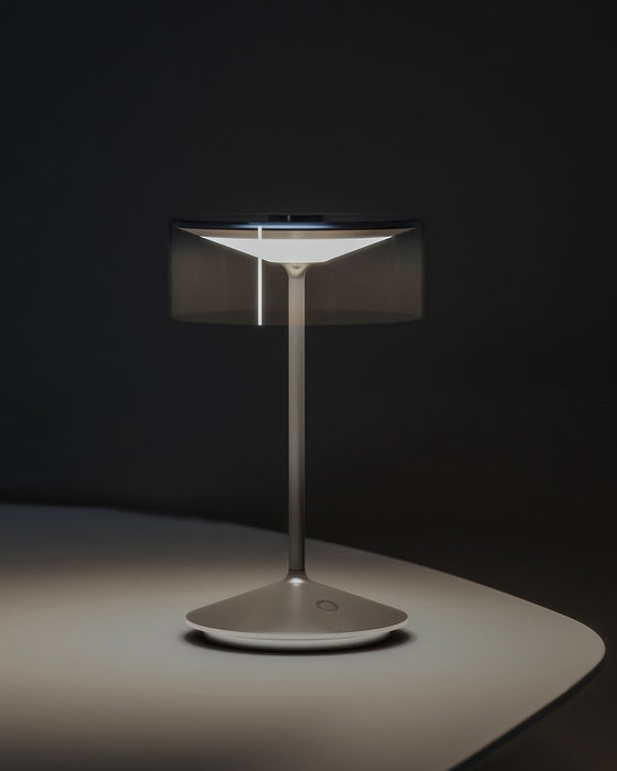 Zafferano LD0720N3 LED Table Lamp, Dark Grey