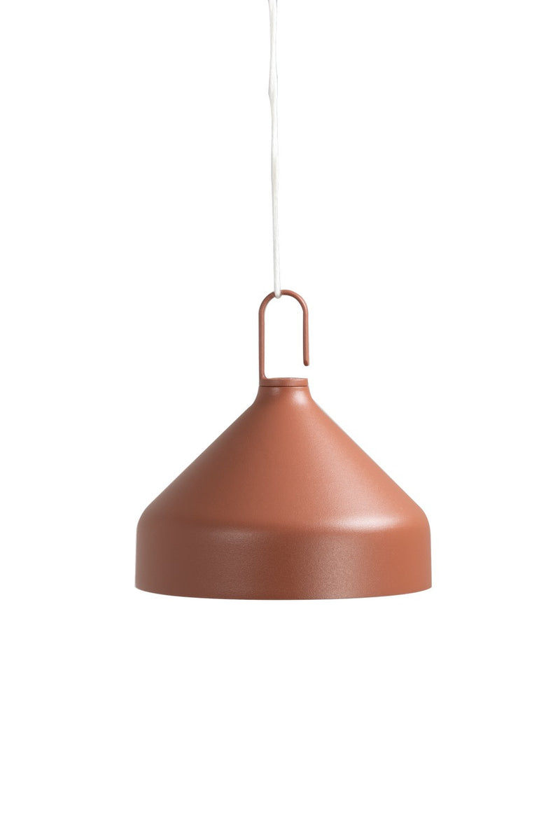 Zafferano LD1091T3 LED Hanging Lantern, Terracotta