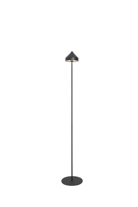 Zafferano LD1096D3 LED Floor Lamp, Black
