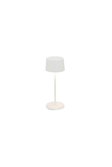 Zafferano LD1840B3 LED Table Lamp, White