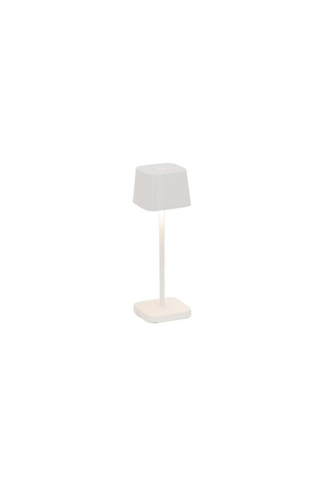 Zafferano LD1880B3 LED Table Lamp, White