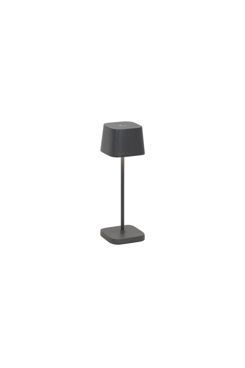 Zafferano LD1880N3 LED Table Lamp, Dark Grey