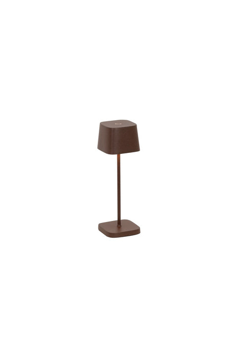 Zafferano LD1880R3 LED Table Lamp, Rust