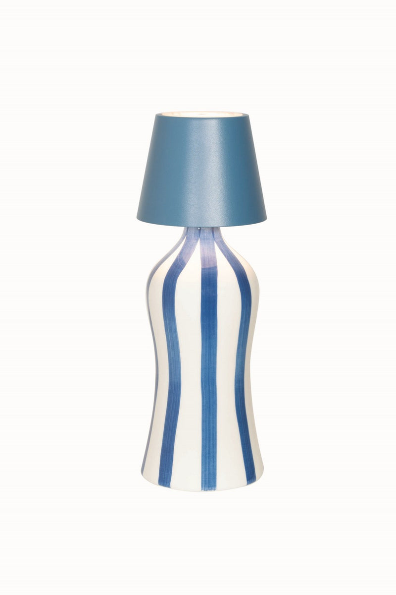 Zafferano RIG1501 Bottle, Light Blue Stripes