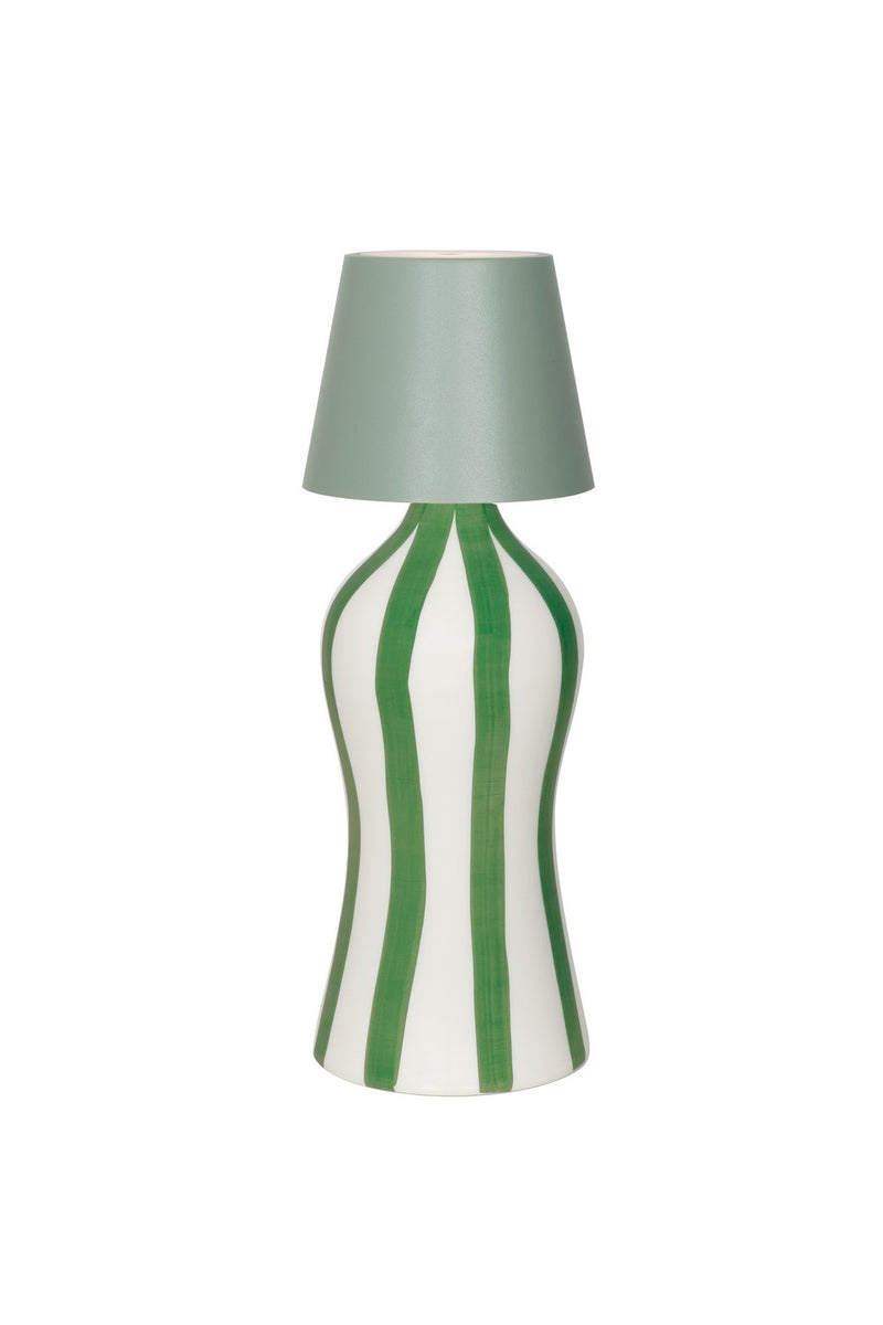 Zafferano RIG1505 Bottle, Green Stripes