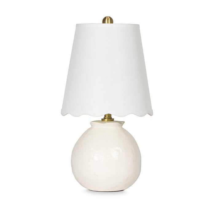 Regina Andrew 13-1619 One Light Mini Lamp, Ivory