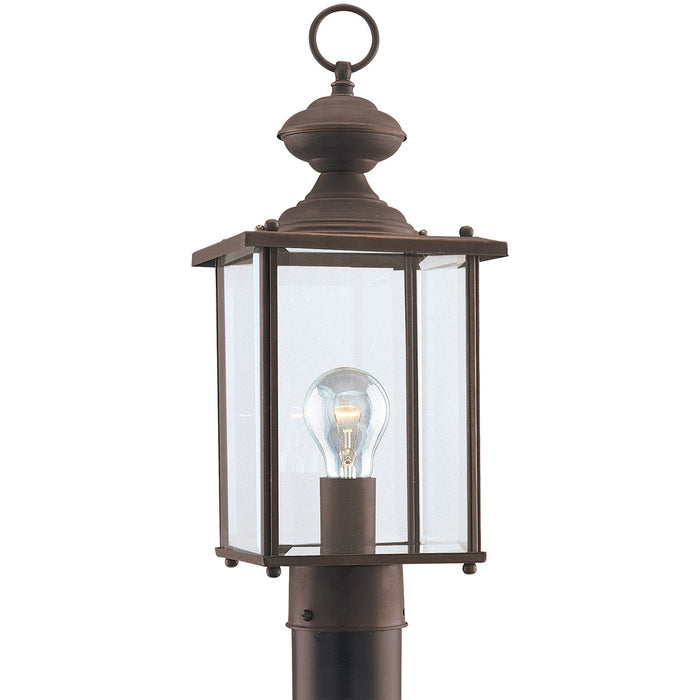Generation Lighting 8257-71 One Light Outdoor Post Lantern, Antique Bronze