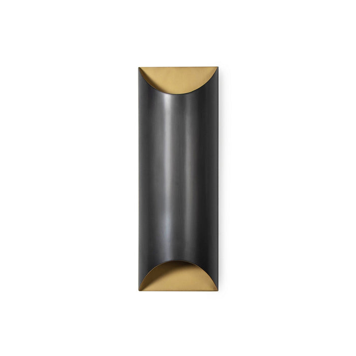 Regina Andrew 15-1217BBNB Two Light Wall Sconce, Blackened Brass