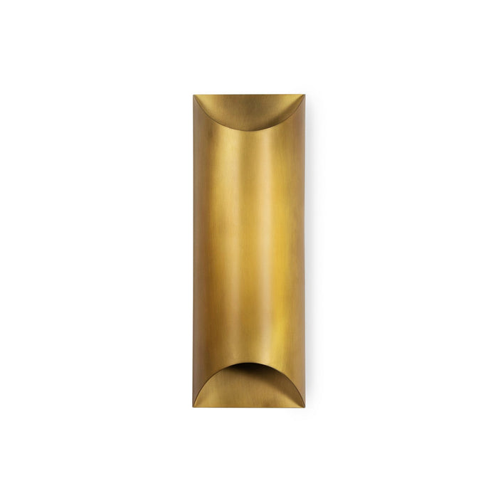Regina Andrew 15-1217NB Two Light Wall Sconce, Natural Brass