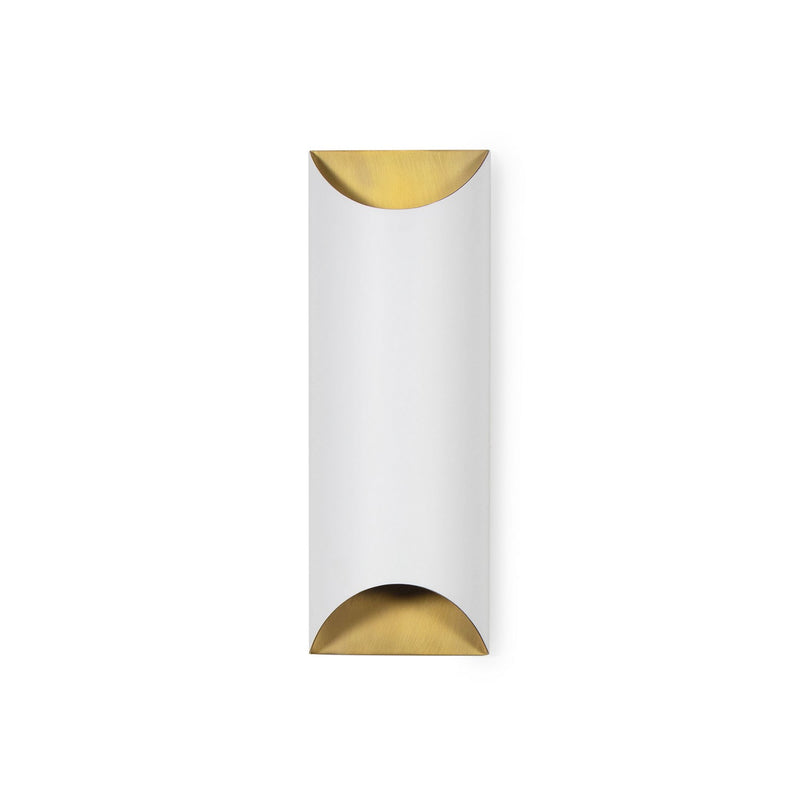 Regina Andrew 15-1217WTNB Two Light Wall Sconce, White