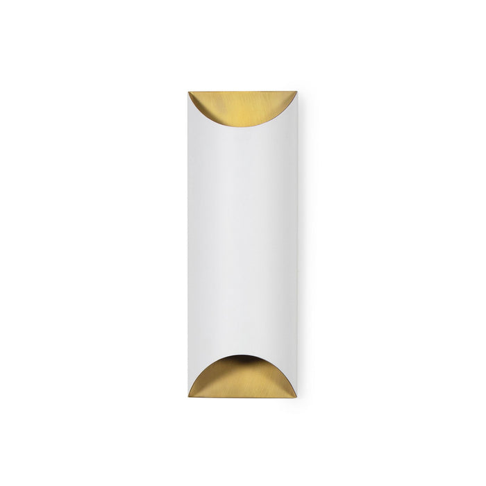 Regina Andrew 15-1217WTNB Two Light Wall Sconce, White
