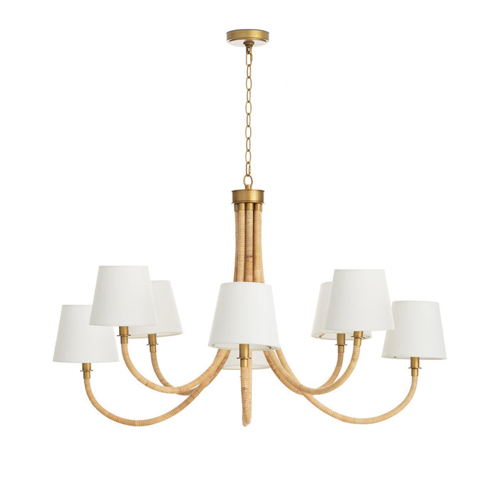 Regina Andrew 16-1390 Eight Light Chandelier, Natural