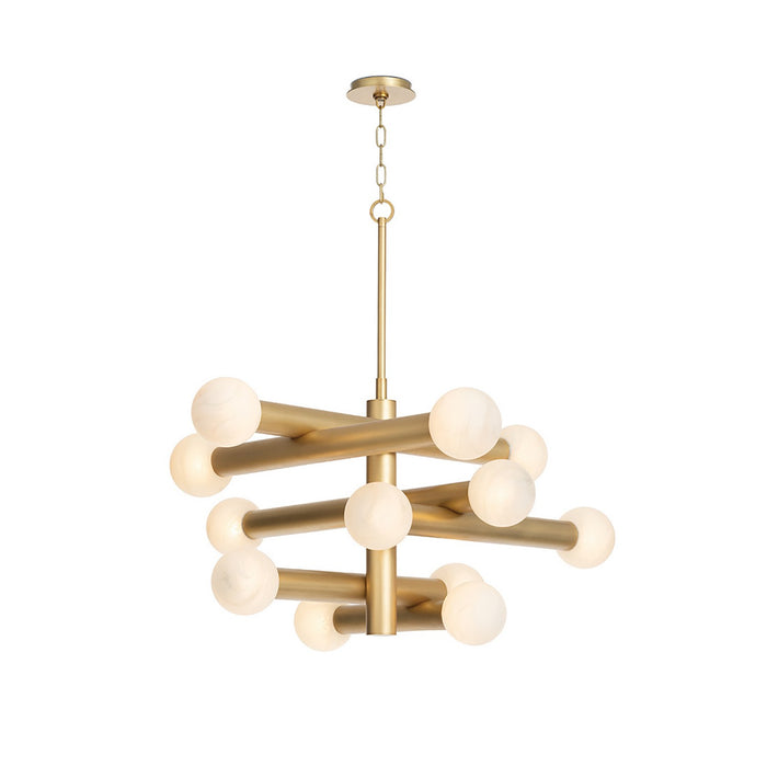 Regina Andrew 16-1444NB LED Chandelier, Natural Brass