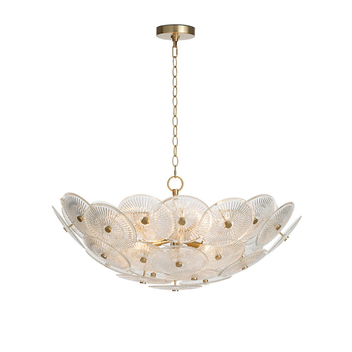 Regina Andrew 16-1455CLR Nine Light Chandelier, Clear