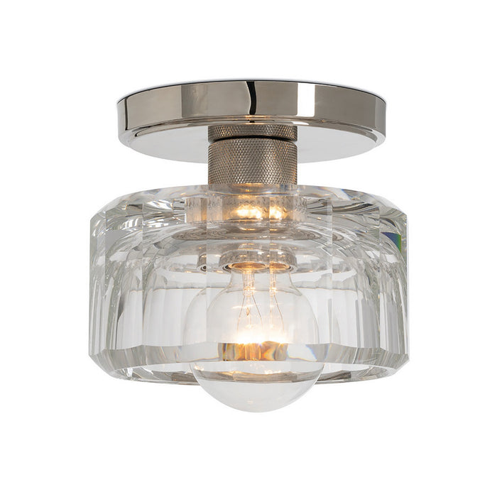 Regina Andrew 16-1472PN One Light Flush Mount, Nickel
