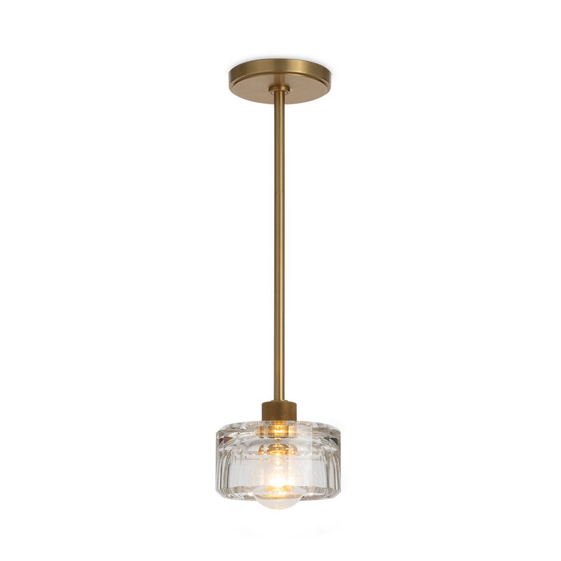 Regina Andrew 16-1481NB One Light Pendant, Clear