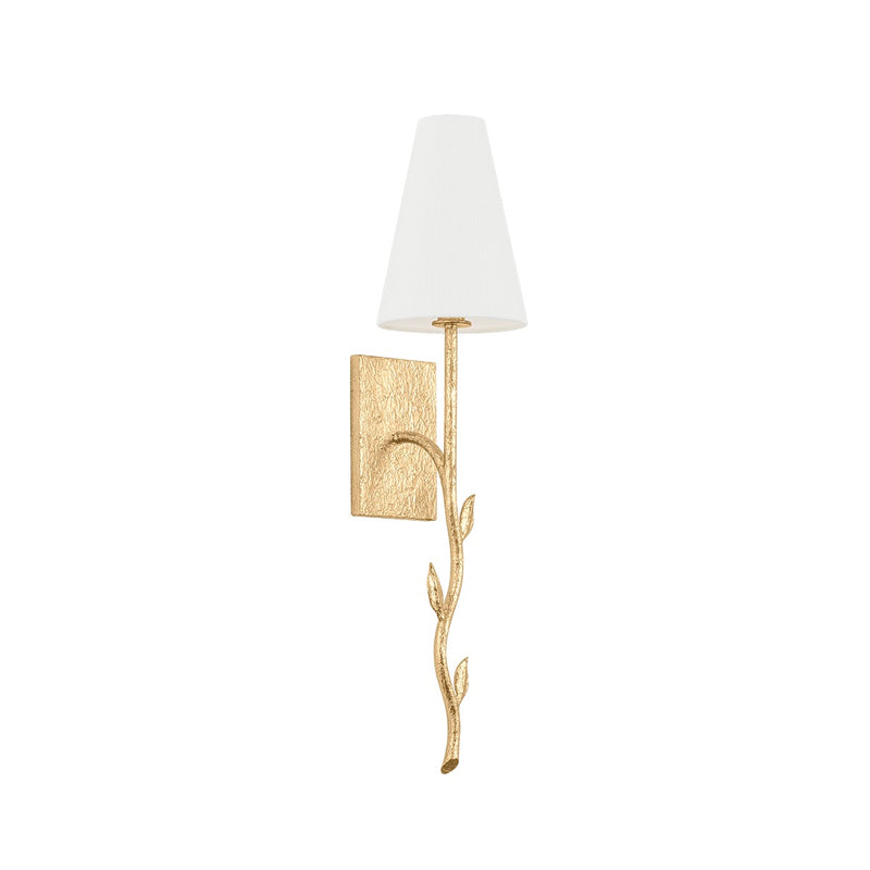 Troy Lighting B1925-VGL One Light Wall Sconce, Vintage Gold Leaf