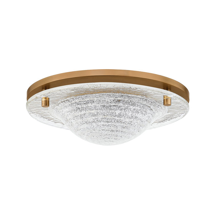 Troy Lighting C2714-PBR LED Flush Mount, Patina Brass