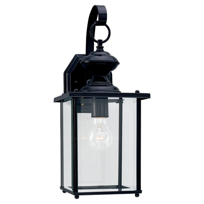 Generation Lighting 8458-12 One Light Outdoor Wall Lantern, Black