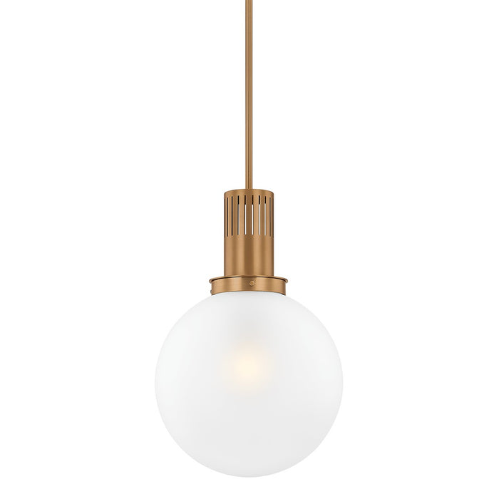 Troy Lighting F4616-PBR One Light Pendant, Patina Brass