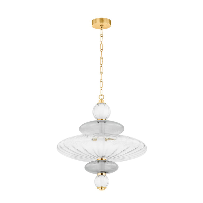 Hudson Valley 2625-AGB LED Pendant, Aged Brass