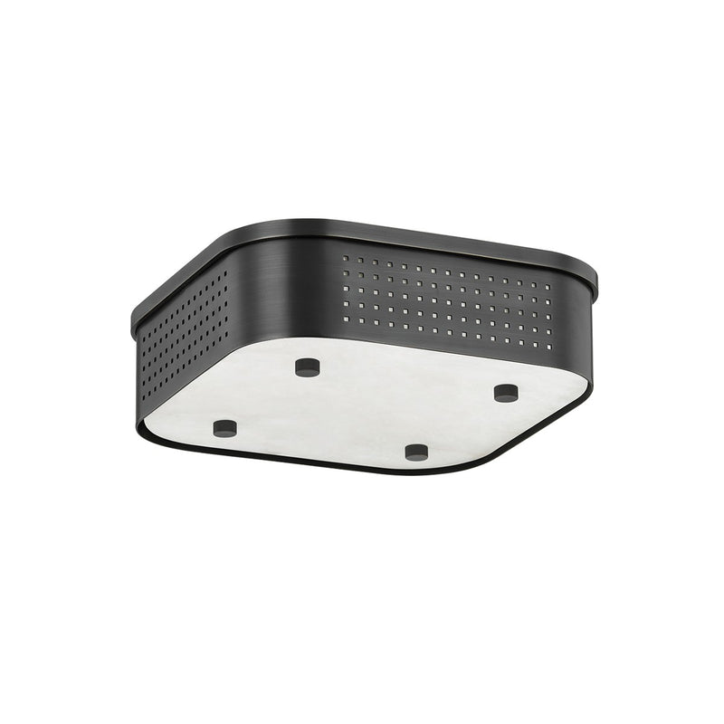 Hudson Valley 4114-DB LED Flush Mount, Distressed Bronze