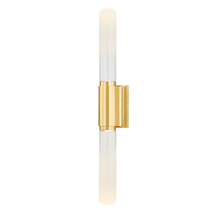 Hudson Valley 4842-AGB Two Light Wall Sconce, Aged Brass