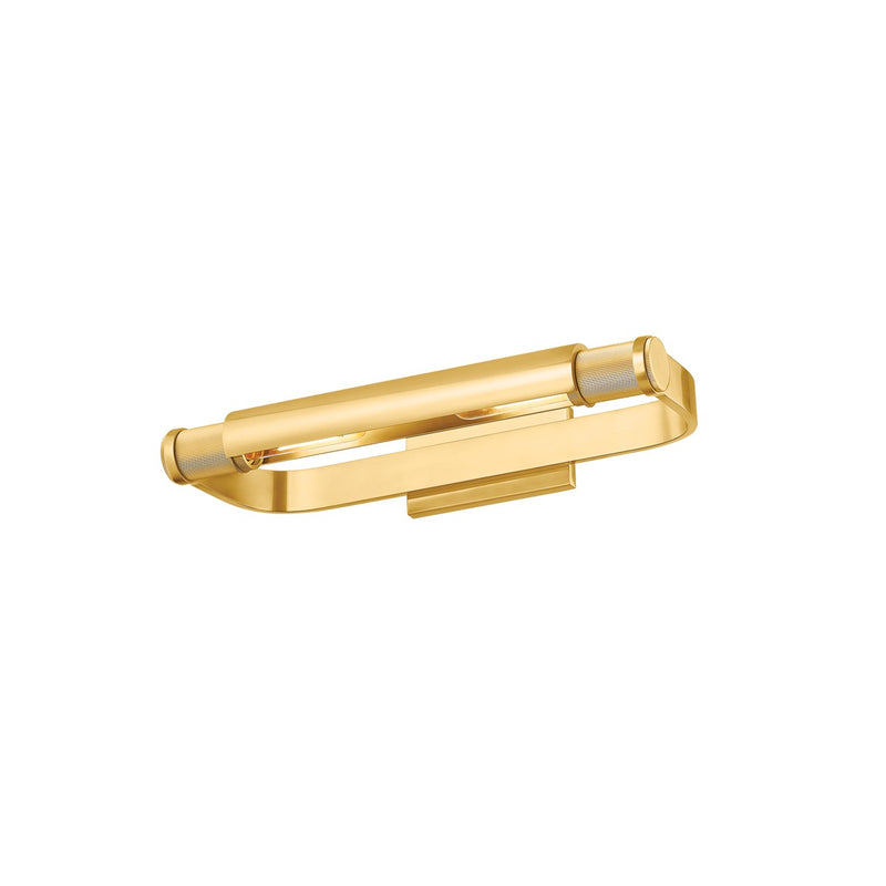 Hudson Valley 6418-AGB Two Light Picture Light, Aged Brass