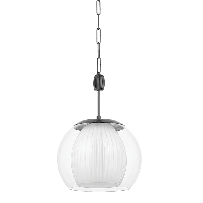 Hudson Valley 7317-DB One Light Pendant, Distressed Bronze