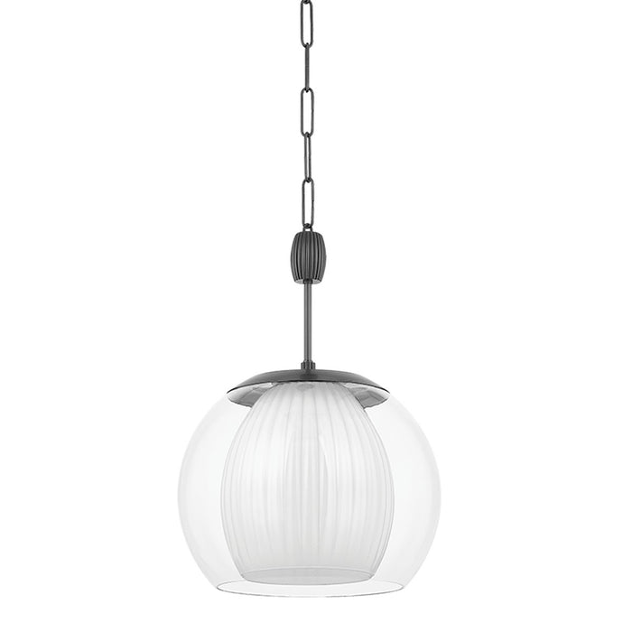 Hudson Valley 7317-DB One Light Pendant, Distressed Bronze