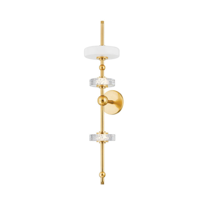 Hudson Valley 8130-AGB LED Wall Sconce, Aged Brass