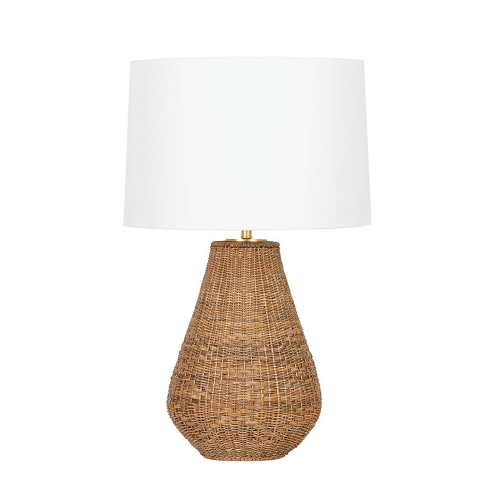 Hudson Valley L3329-VGL One Light Table Lamp, Vintage Gold Leaf