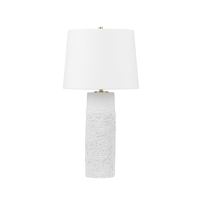 Hudson Valley L3531-AGB One Light Table Lamp, Aged Brass