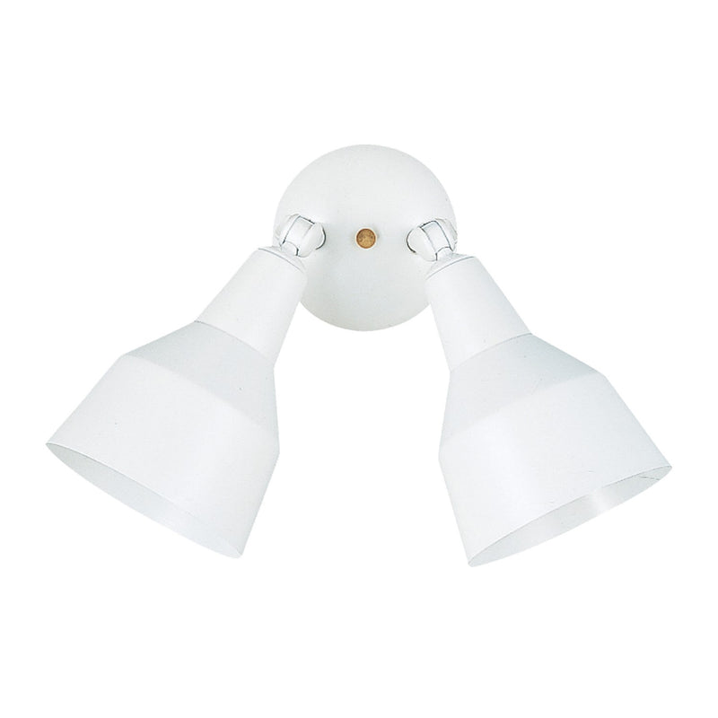 Generation Lighting 8607-15 Two Light Flood Light, White
