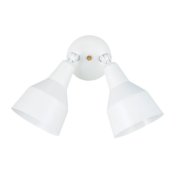 Generation Lighting 8607-15 Two Light Flood Light, White