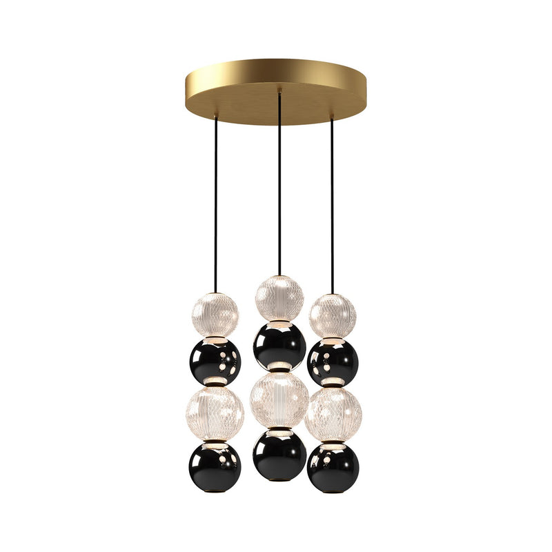 Alora MP321803NB LED Pendant, Natural Brass