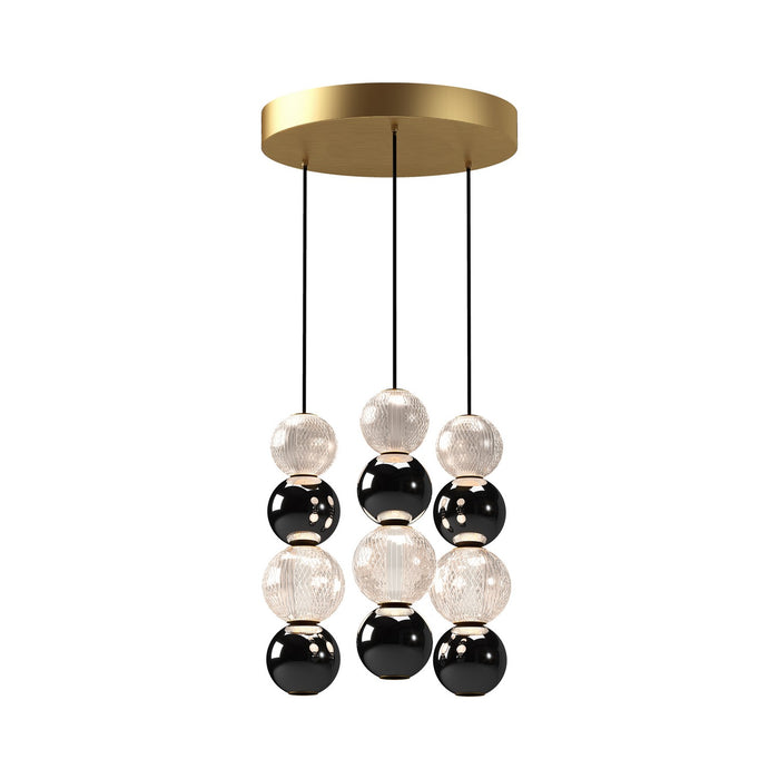 Alora MP321803NB LED Pendant, Natural Brass