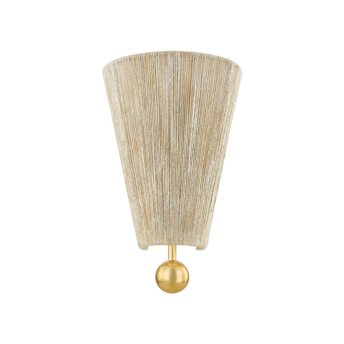 Mitzi H682101-AGB One Light Wall Sconce, Aged Brass