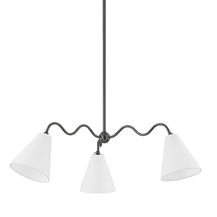Mitzi H699803-OB Three Light Chandelier, Old Bronze