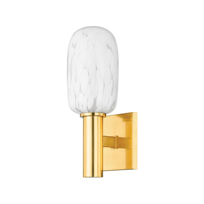 Mitzi H841101-AGB One Light Wall Sconce, Aged Brass