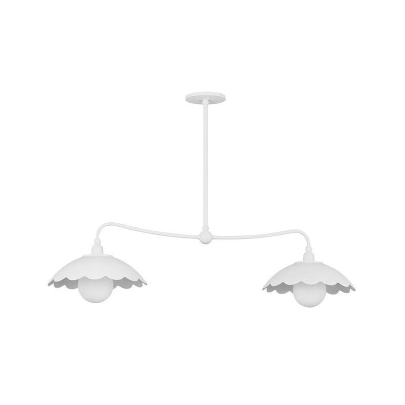 Mitzi H888902-TWH Two Light Linear, Textured White